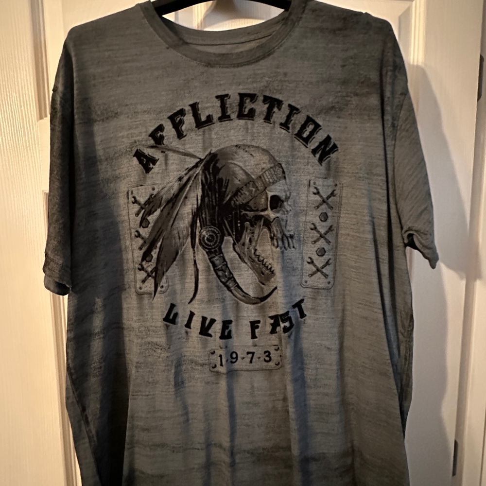 Adidas Gray Graphic Men's Tee